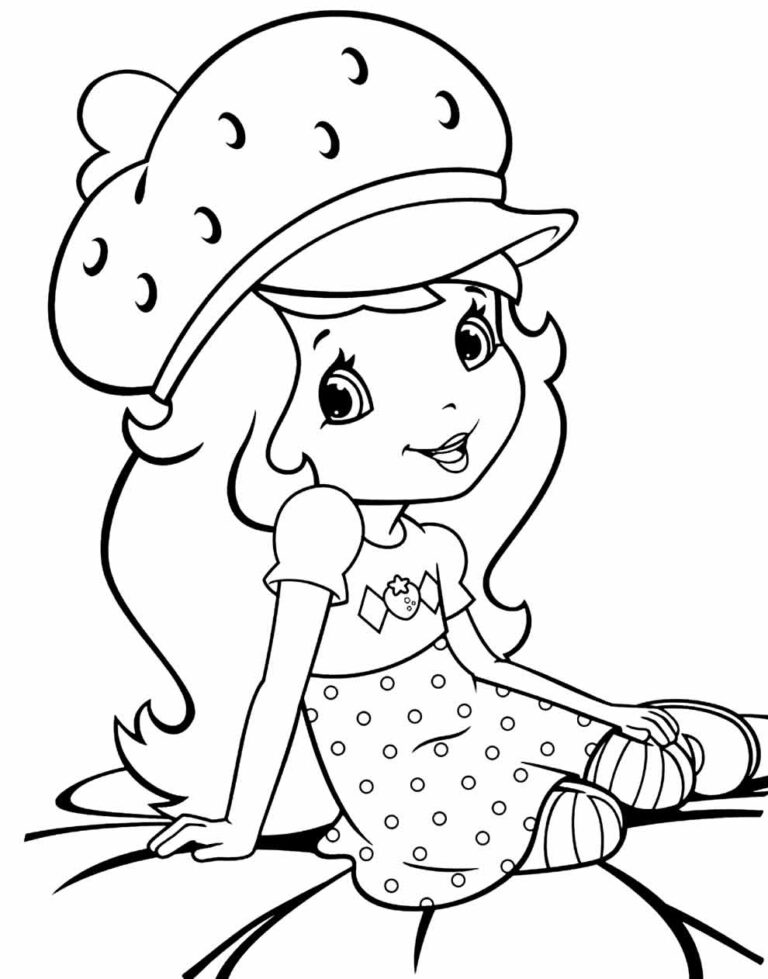 50+ Desenhos da Moranguinho para colorir - Pop Lembrancinhas