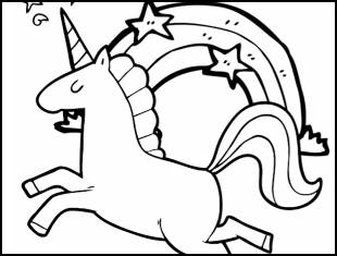 Desenhos de unicórnio para colorir