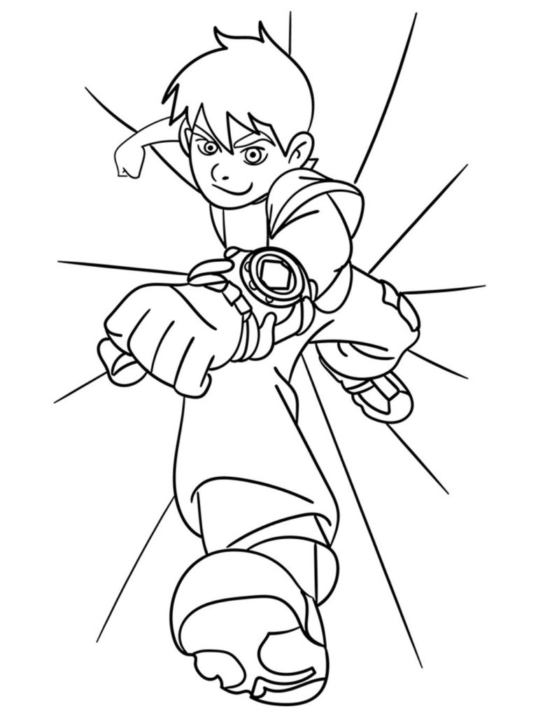 30+ Desenhos do Ben 10 para colorir - Pop Lembrancinhas