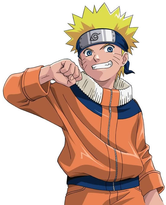 Personagem do desenho animado naruto