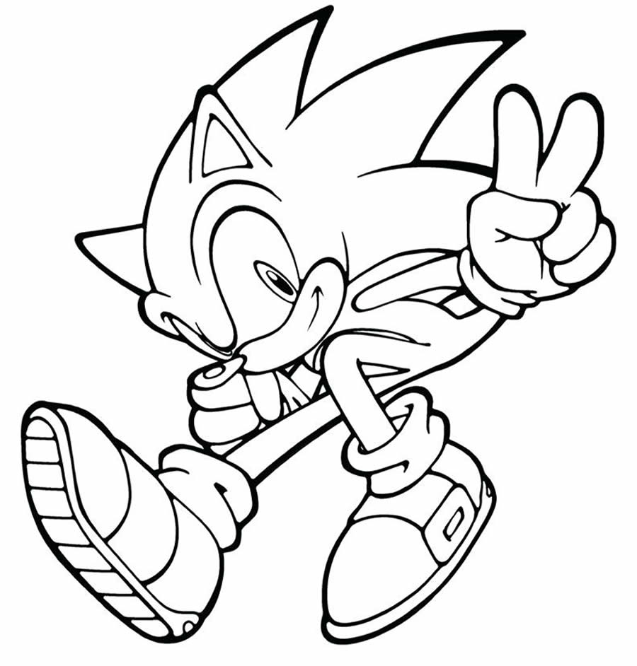 Imagem de Sonic para pintar