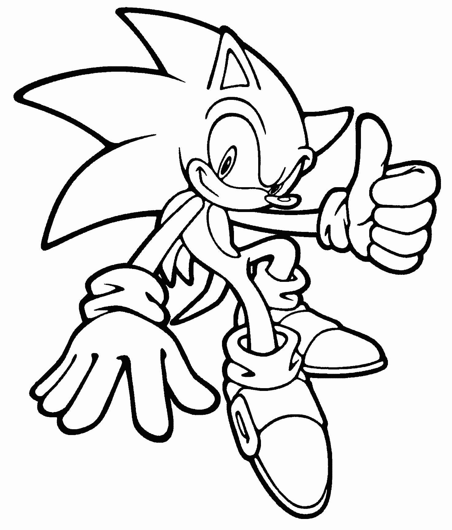 Desenhos Sonic Para Colorir - BRAINCP