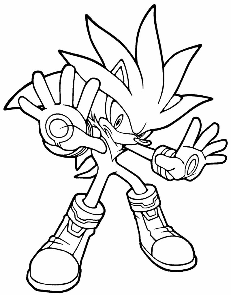 50+ Desenhos de Sonic para imprimir e colorir - Pop Lembrancinhas