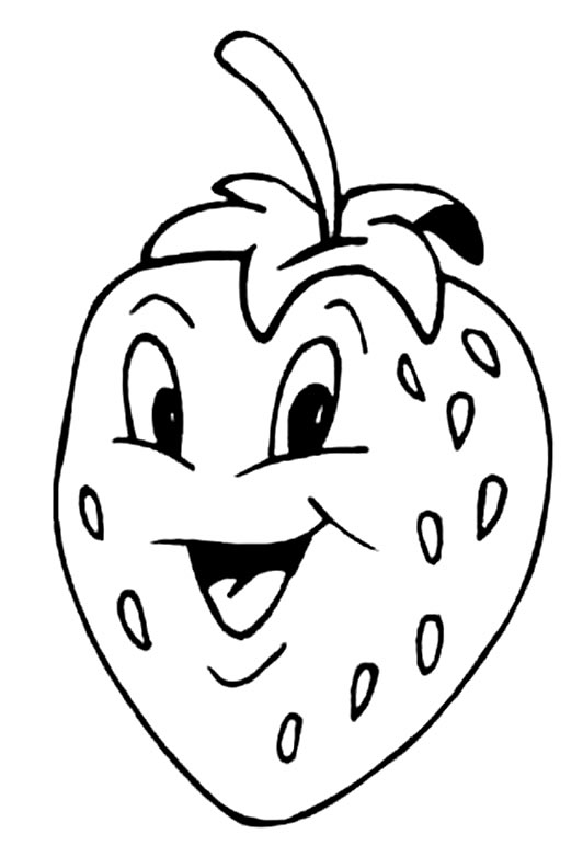 50 Desenhos de Frutas para Colorir e Imprimir - Online Cursos Gratuitos   Frutas para colorir, Coisas para desenhar, Páginas de colorir com animais