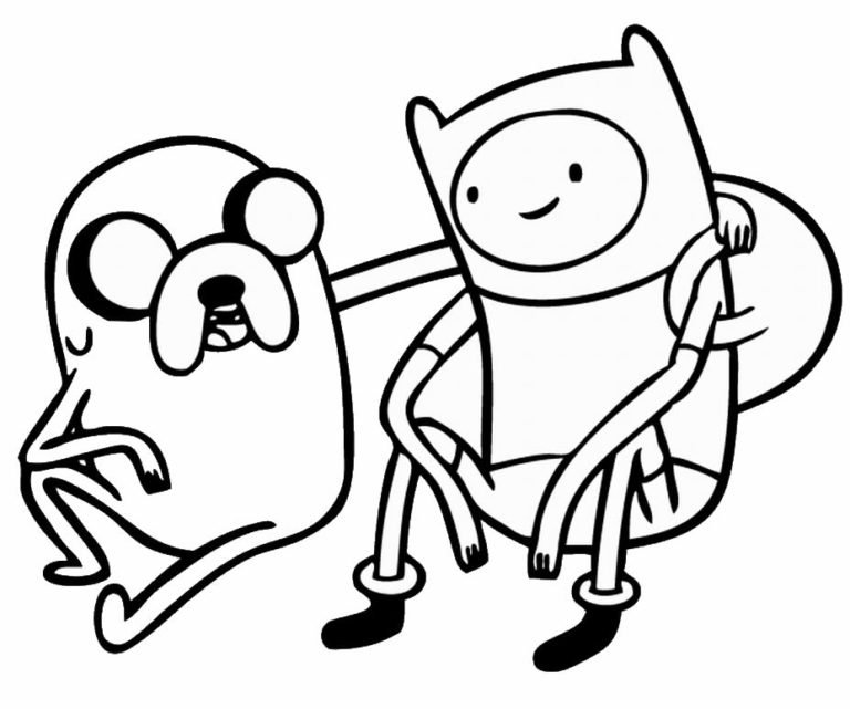 20 desenhos de Hora de Aventura para colorir - Pop Lembrancinhas