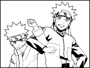 Desenhos de Naruto para imprimir e colorir