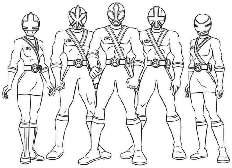 Desenhos dos Power Rangers para colorir - Pop Lembrancinhas