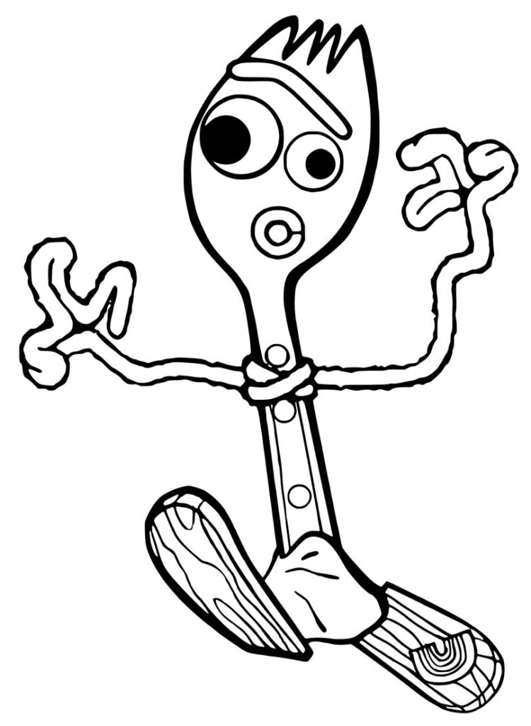 forky coloring pages toy story