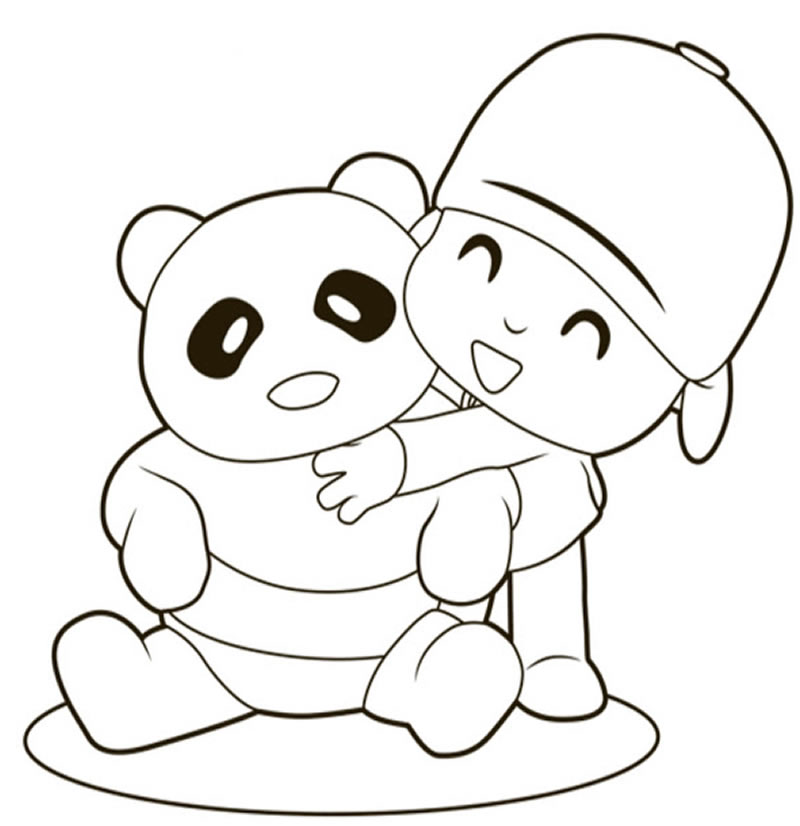 Desenhos de Pocoyo para colorir