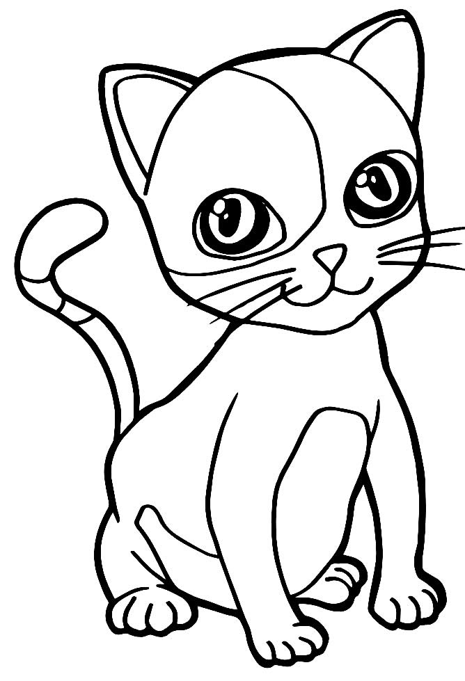 Lindos desenhos de gatinhos