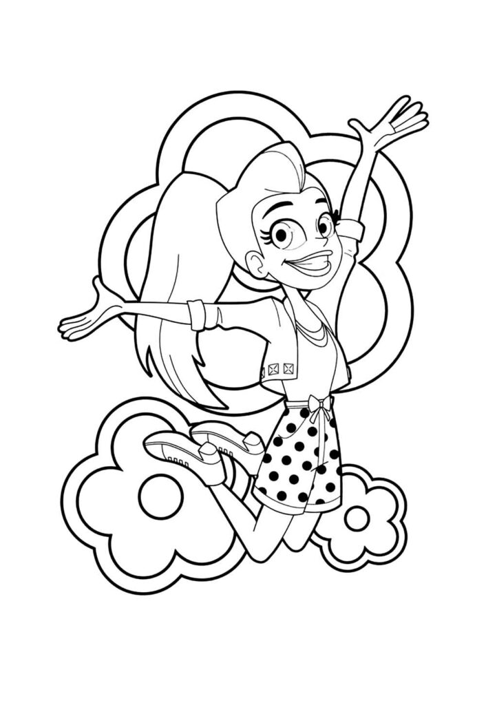 Desenho de Polly Pocket para colorir