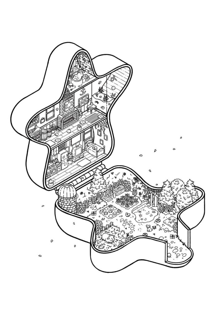 Desenho de Polly Pocket para colorir