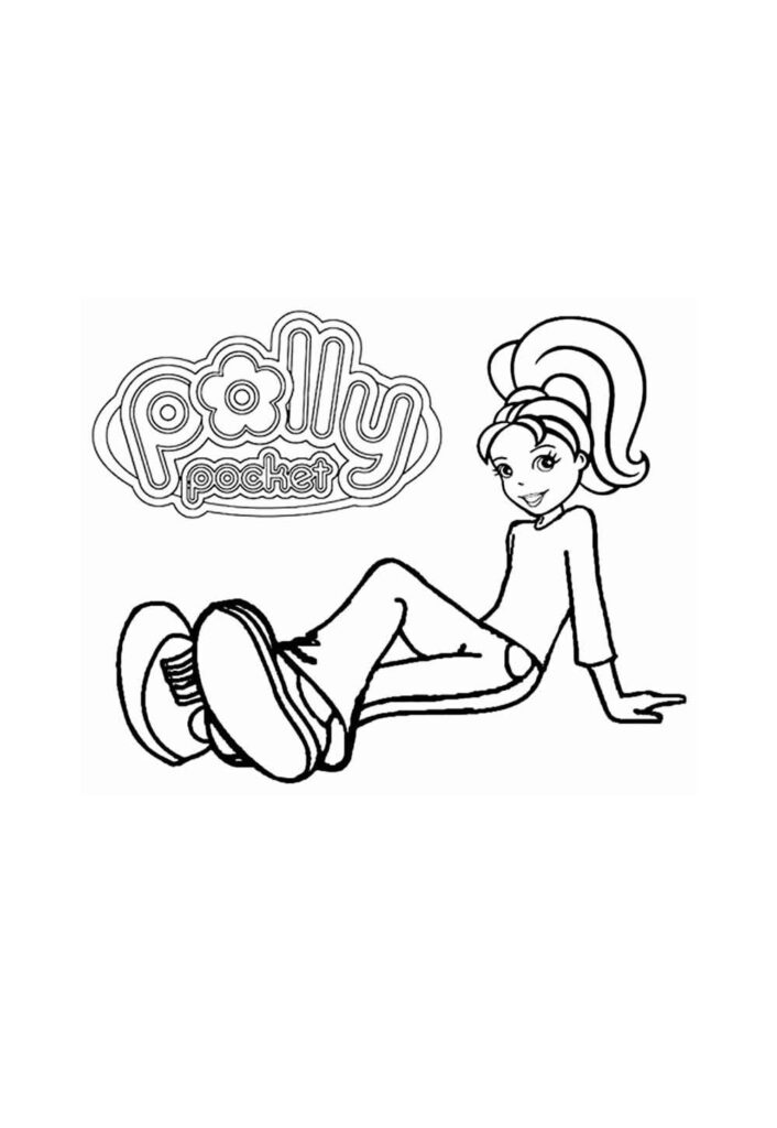 Desenhos Polly Pocket Colorir