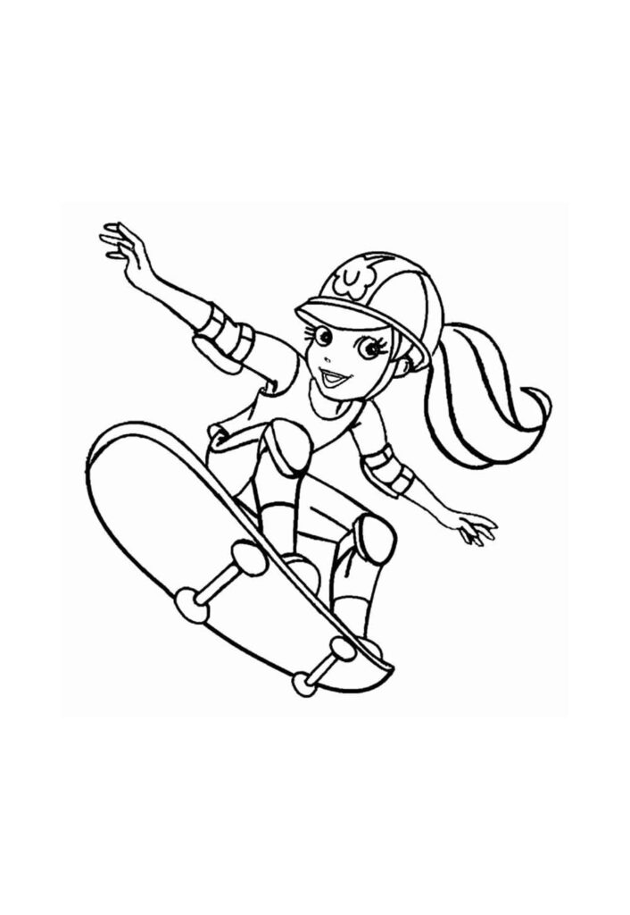 Desenho de Polly Pocket para colorir
