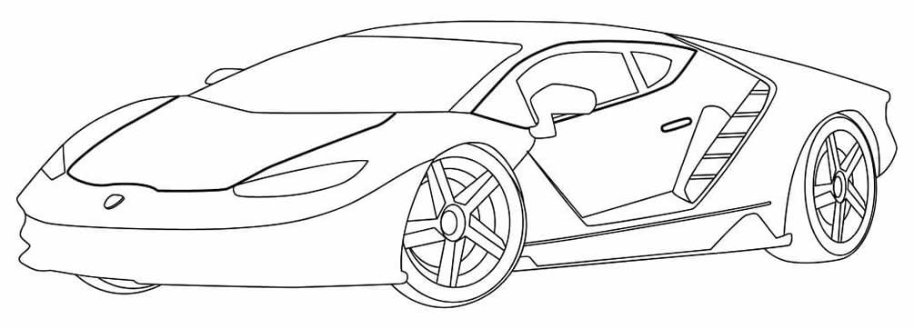 Desenho para pintar de carro