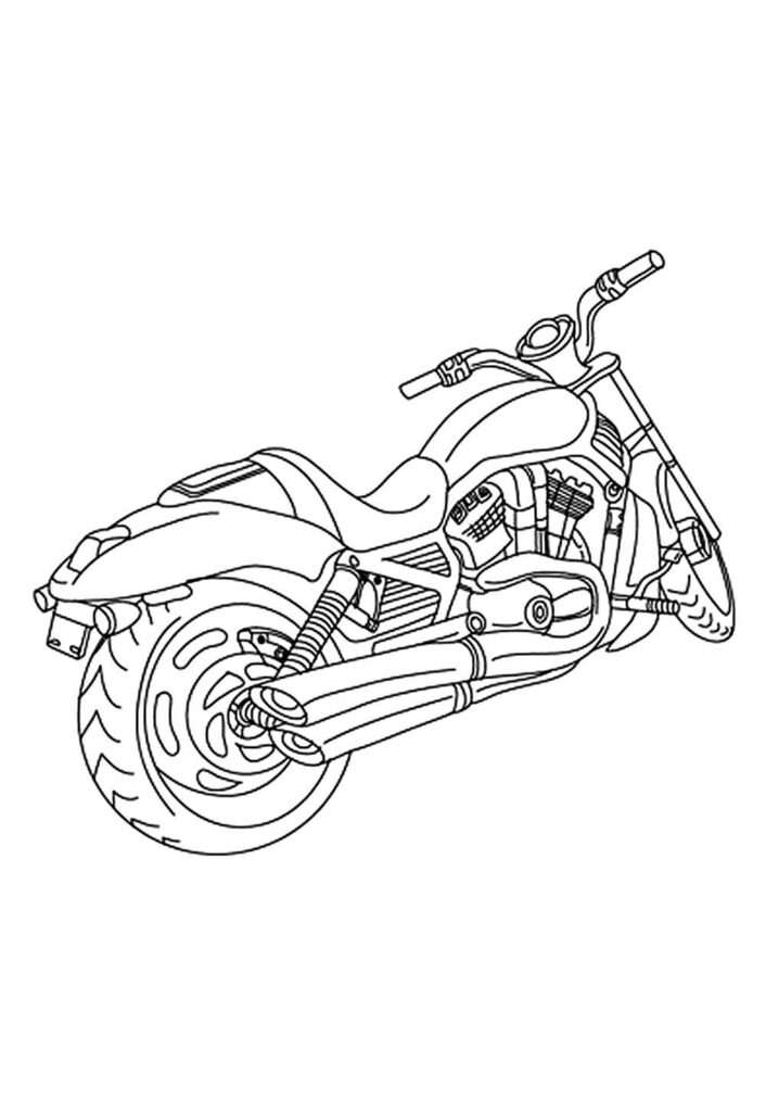 Desenho de Moto