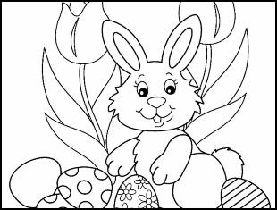 Desenhos de Páscoa para colorir e imprimir