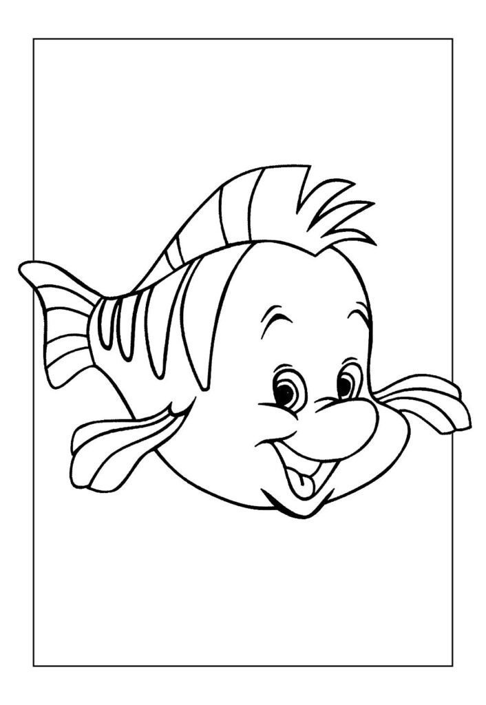 Desenho de Procurando Nemo para pintar