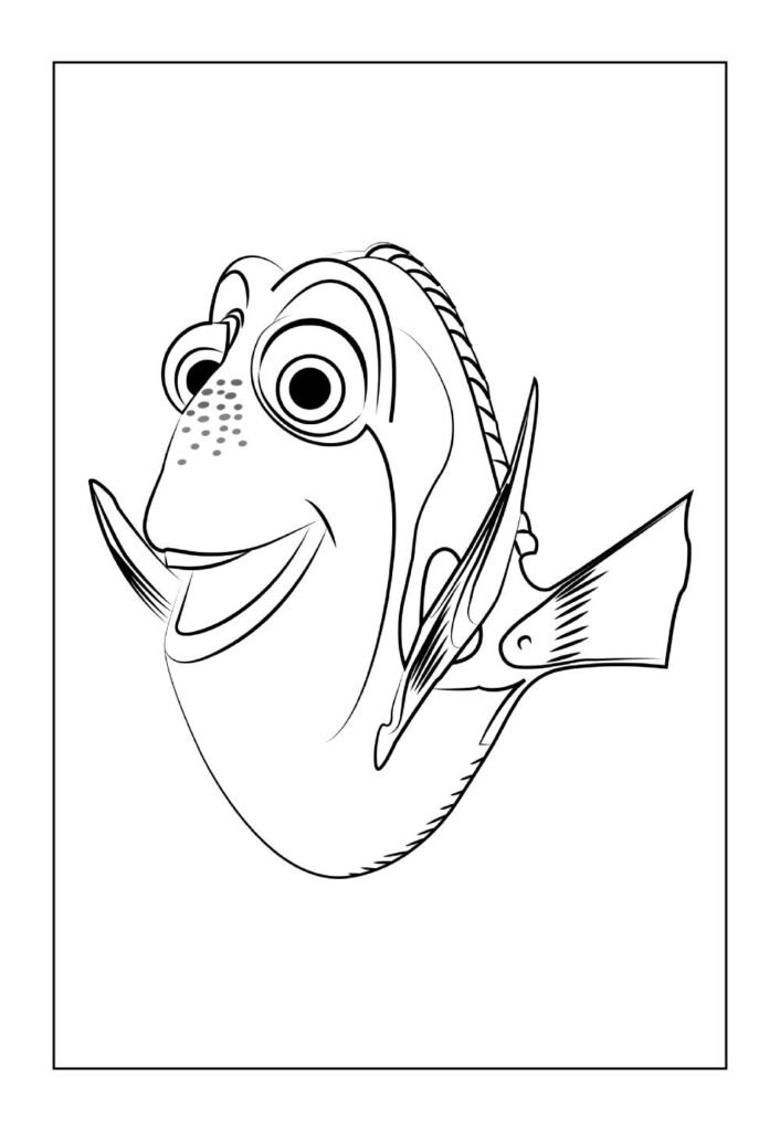 Desenho de Procurando Nemo para colorir
