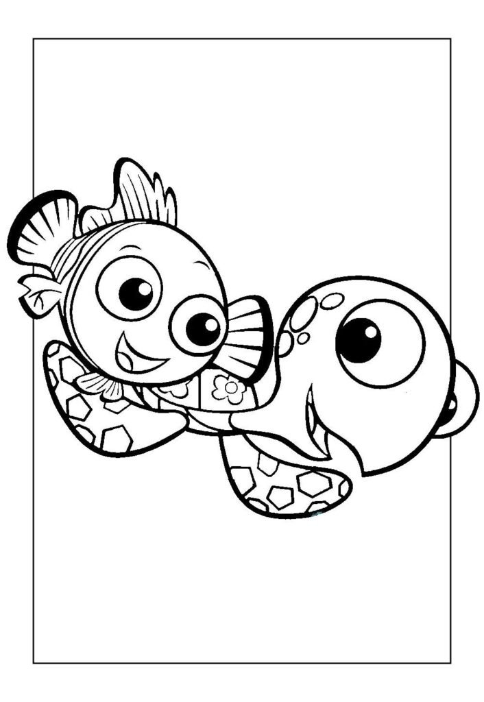 Desenho de Procurando Nemo para colorir