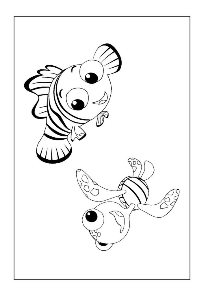 Procurando Nemo para colorir