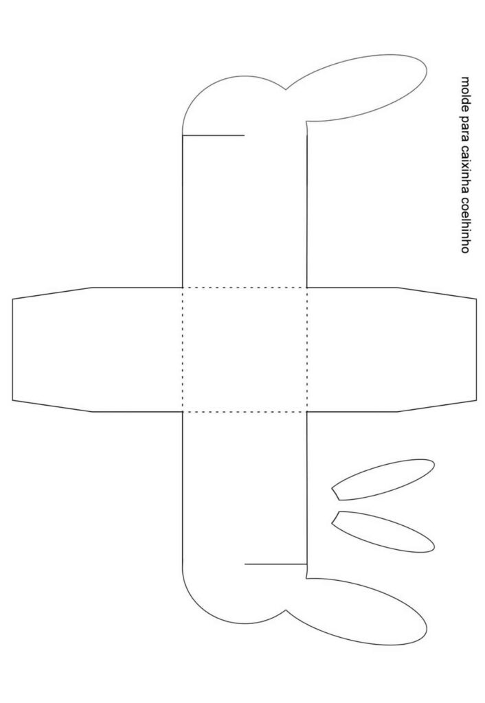 Molde de Caixinha Coelho