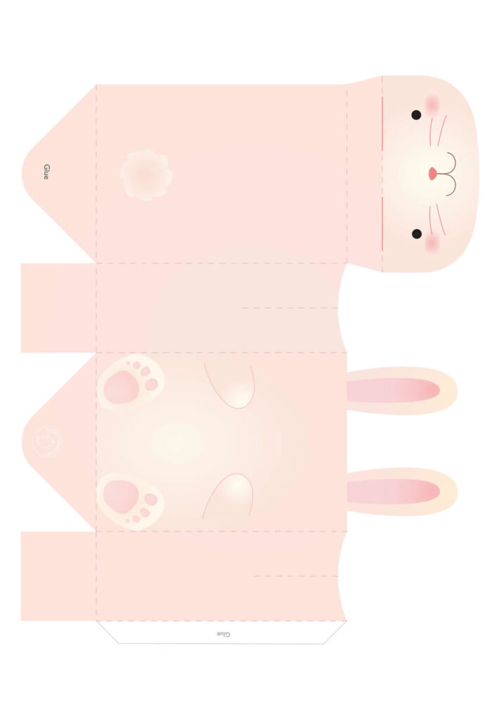 Molde de Caixinha Coelho