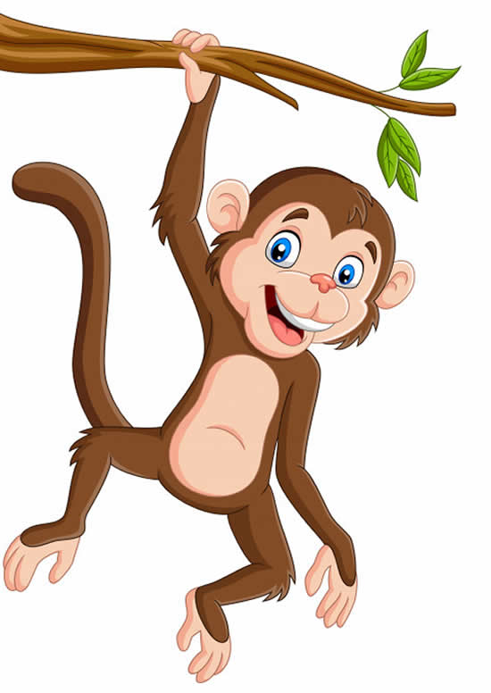 Macaco - Como Desenhar um Macaco Adorável - Desenho Infantil - #63