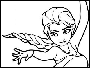 Desenhos da Frozen para imprimir e colorir