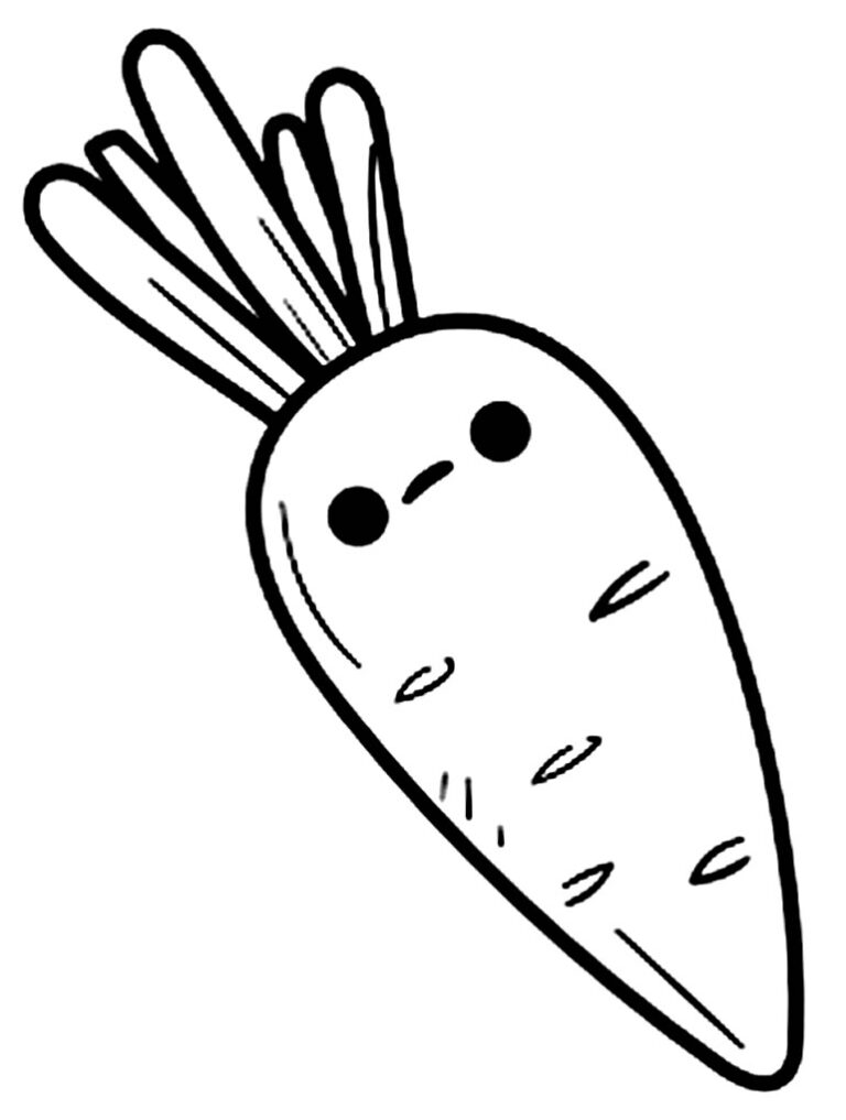 Desenhos de Cenoura de Páscoa para colorir - Pop Lembrancinhas