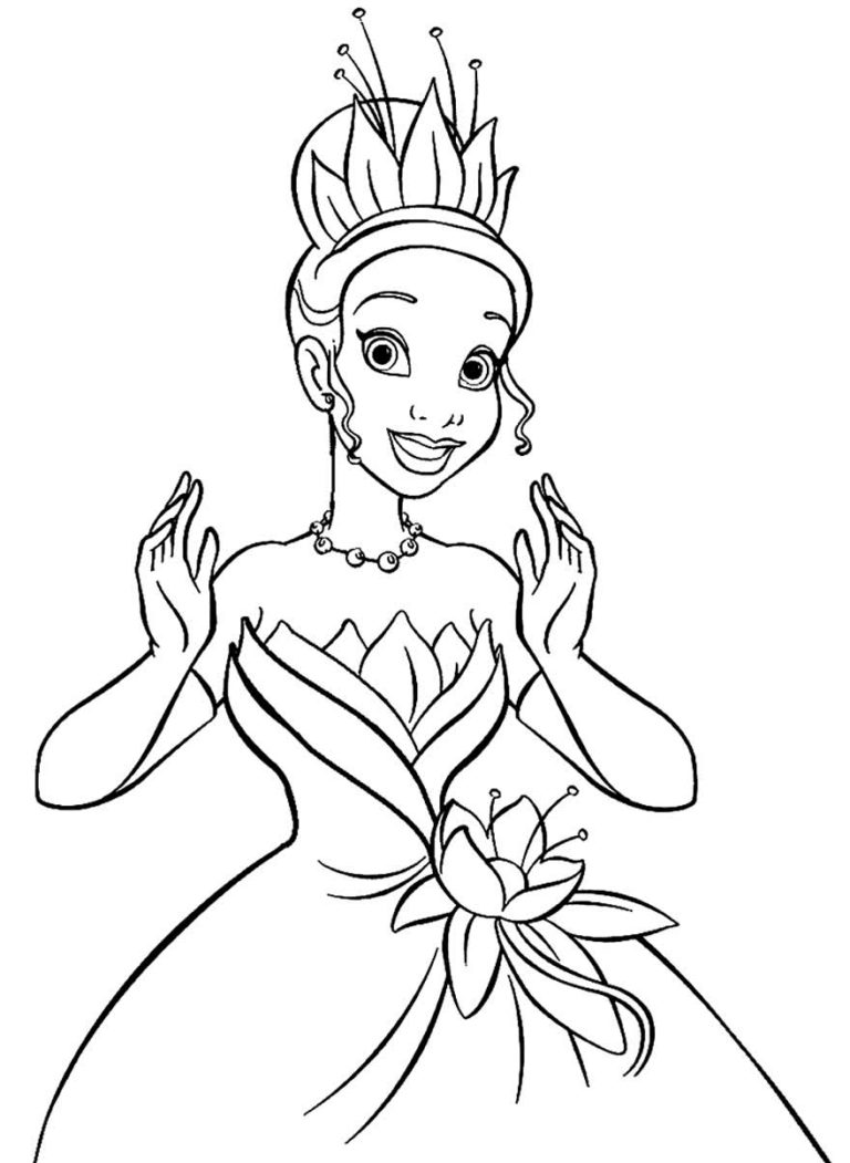 Desenhos Da Princesa Tiana Para Colorir Pop Lembrancinhas