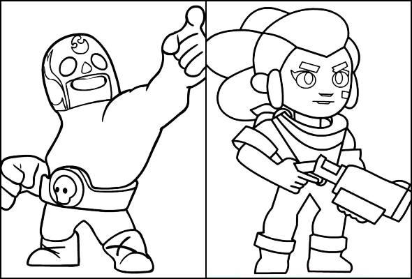 Desenhos De Brawl Stars Para Colorir Pop Lembrancinhas - brawl stars desenho é educayivo