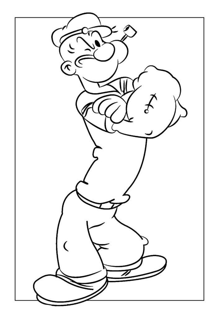 Popeye para pintar