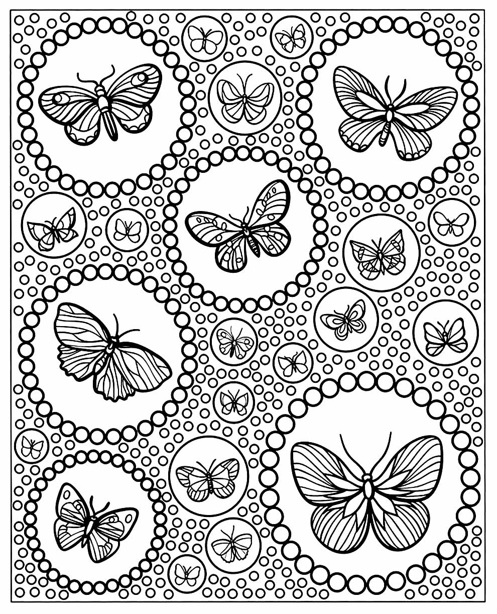 Molde de borboleta para pintar