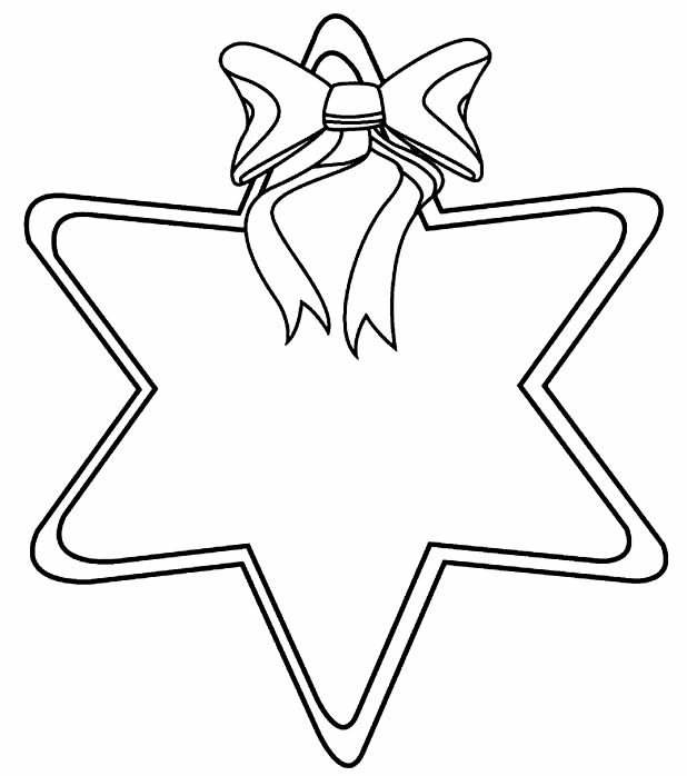 Desenho de estrela para imprimir