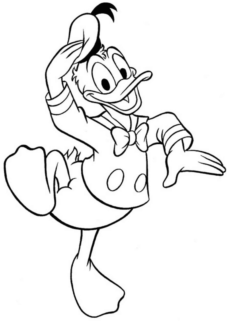 Desenhos do Pato Donald para colorir - Pop Lembrancinhas