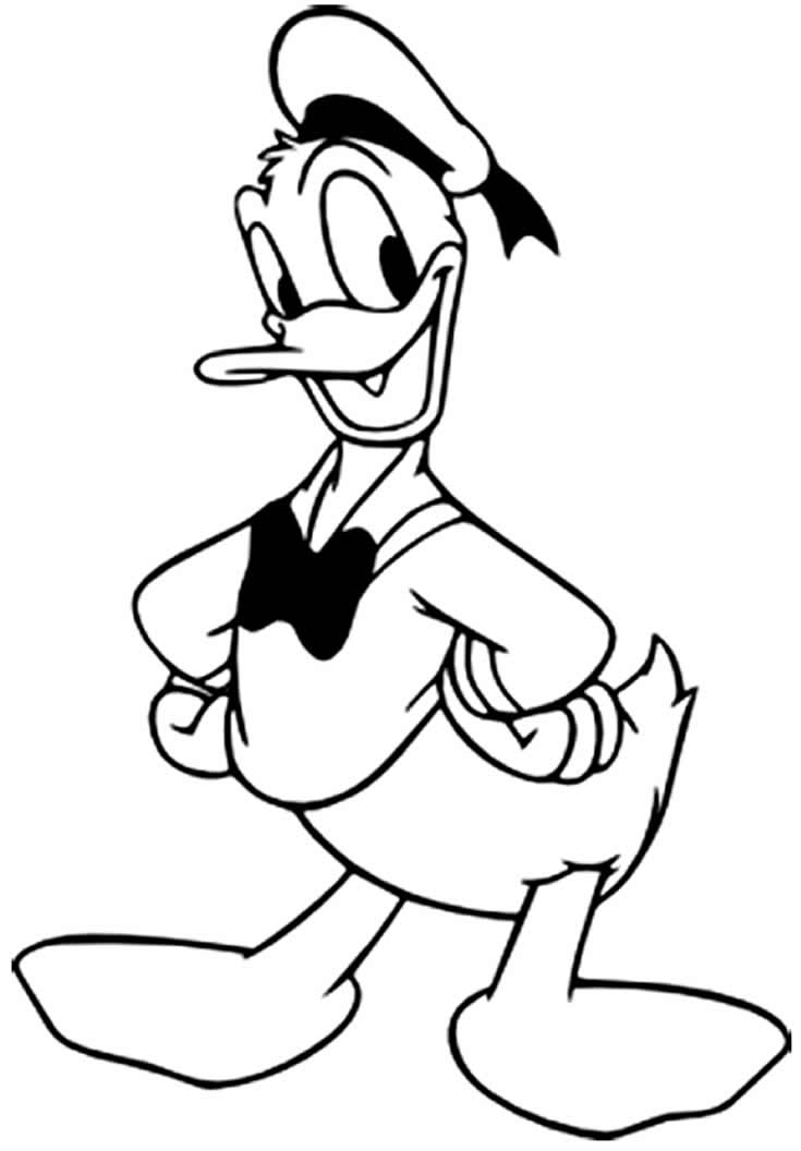 Desenhos Do Pato Donald Para Colorir Pop Lembrancinhas