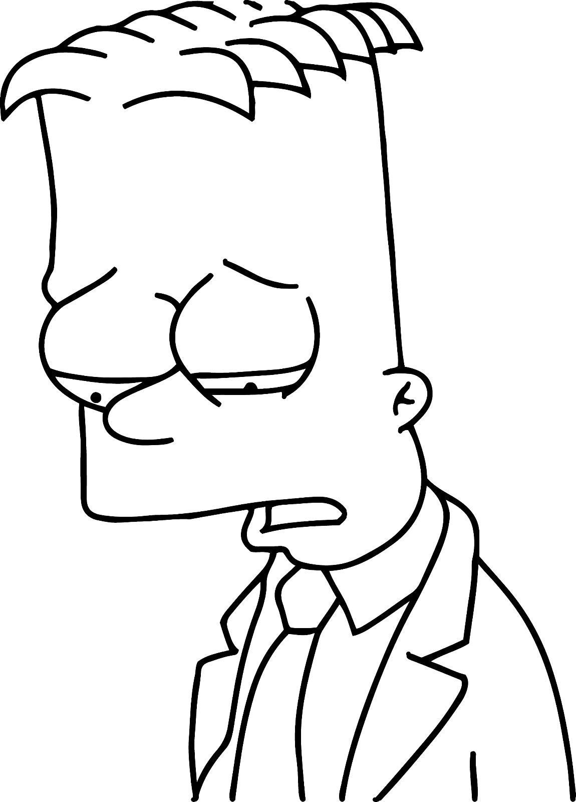 Desenhos desenhar do bart simpsons