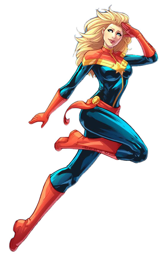 Desenho da Capitã Marvel