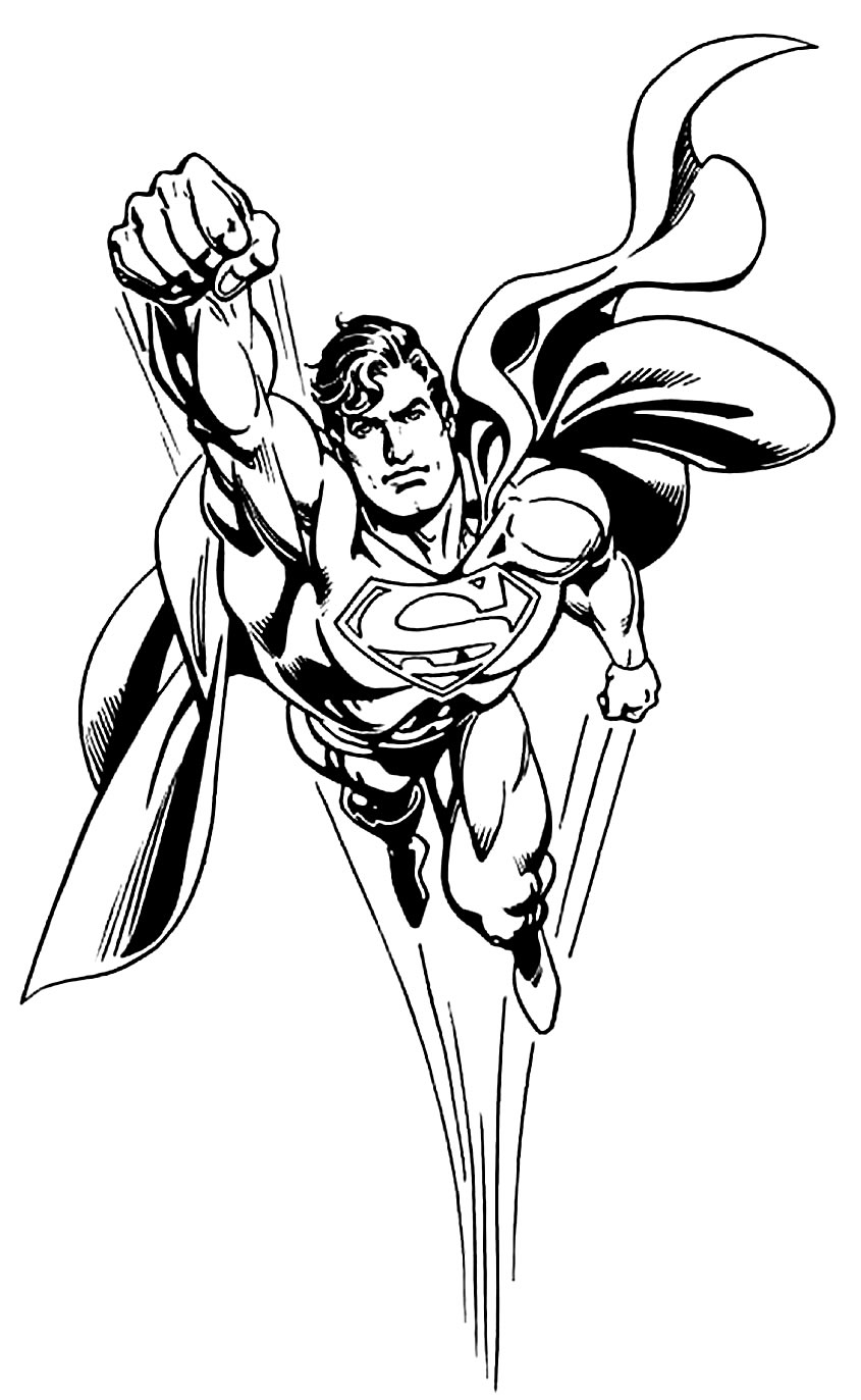 Desenho de Super Homem
