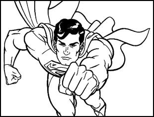 Desenhos para colorir do Super Homem