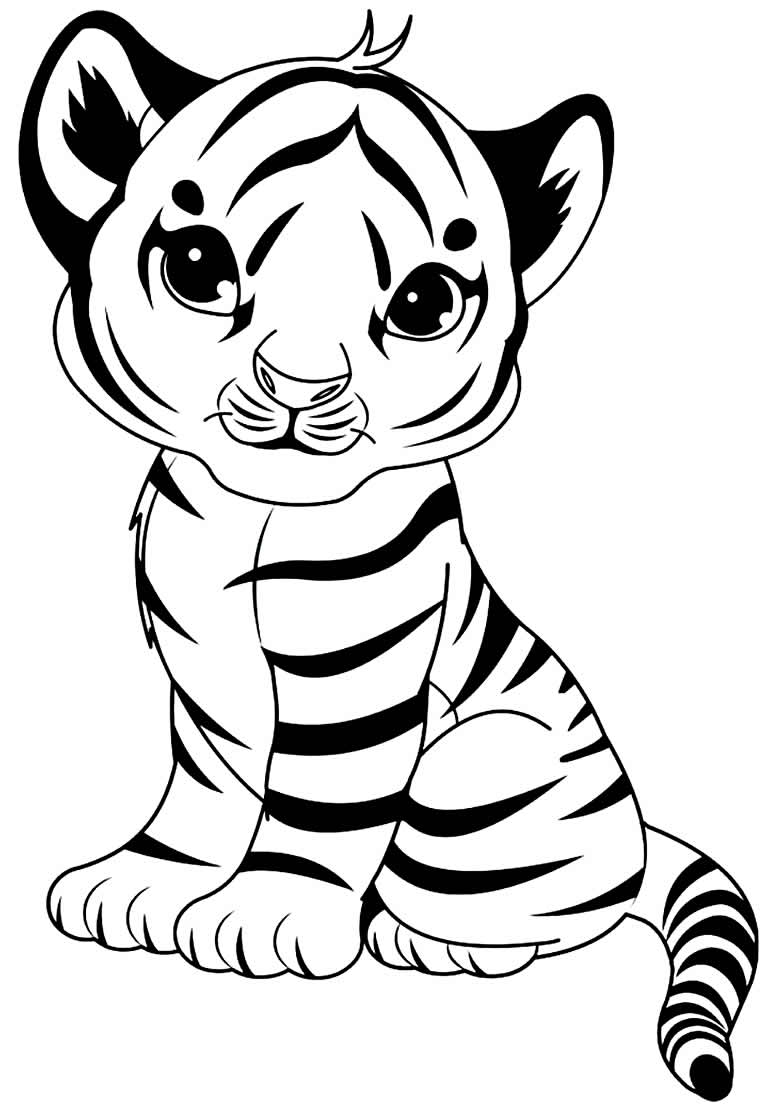 Desenho lindo de Tigre