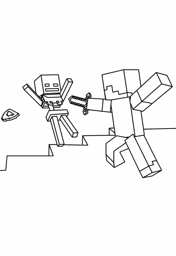 Minecraft para pintar