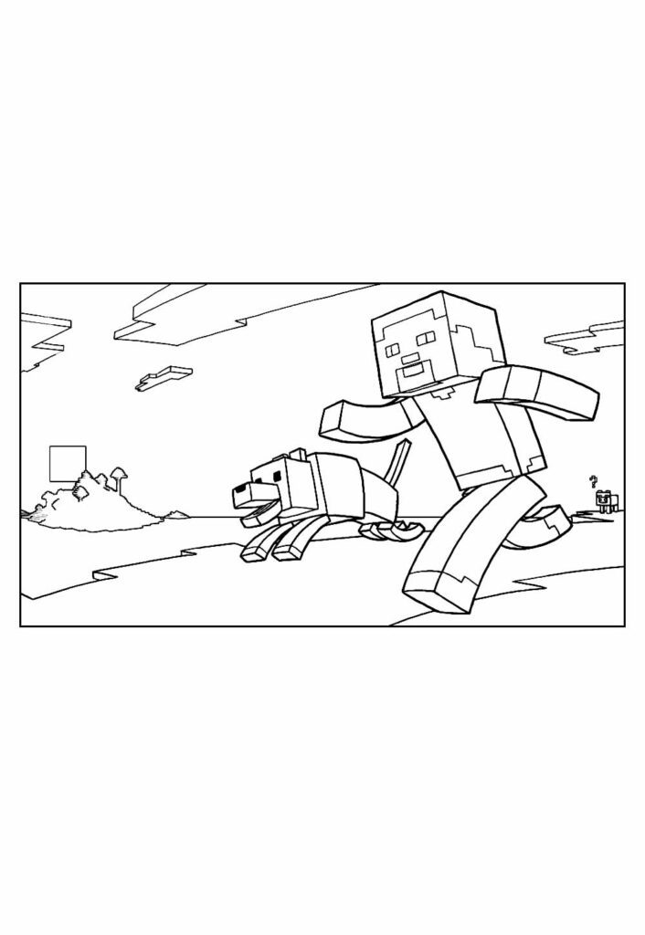 Desenho de Minecraft