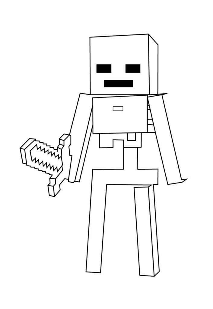 Desenhos Minecraft Colorir