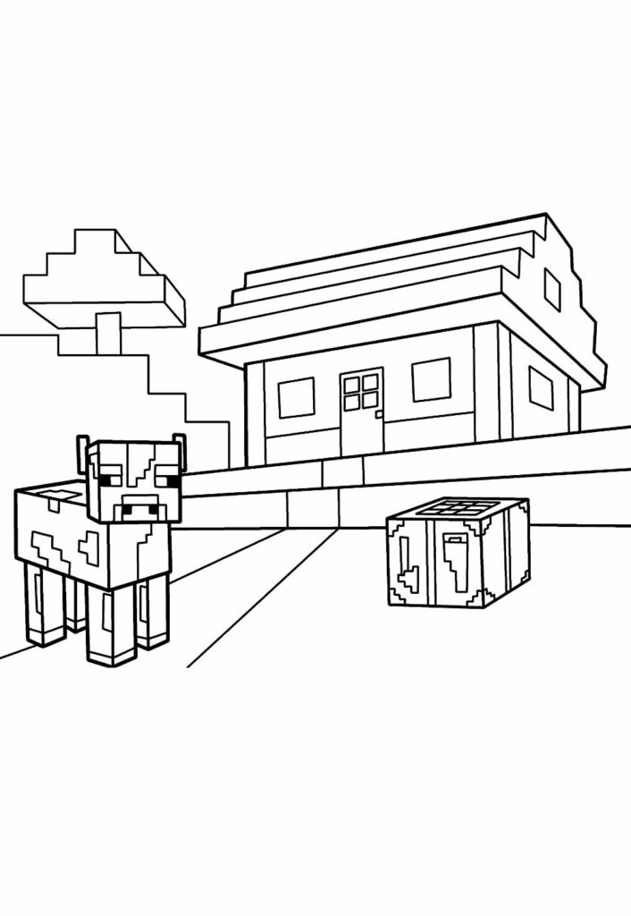 Minecraft para colorir