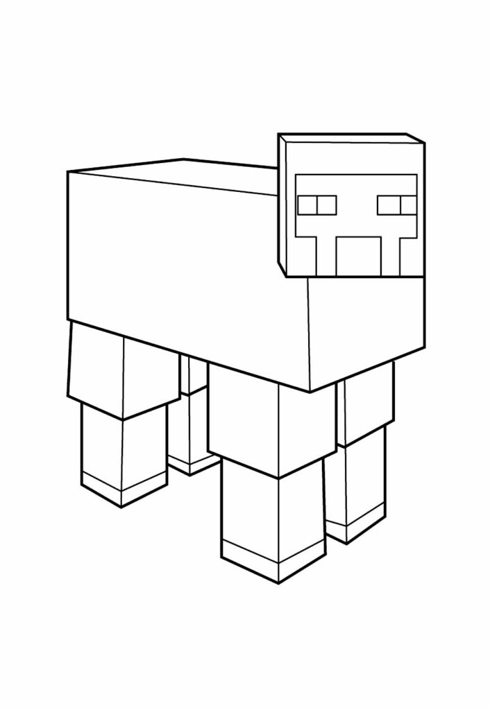 Desenho para colorir - Minecraft