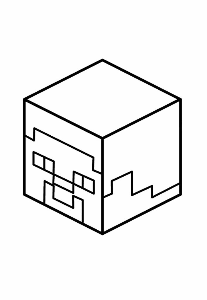 Desenho de Minecraft