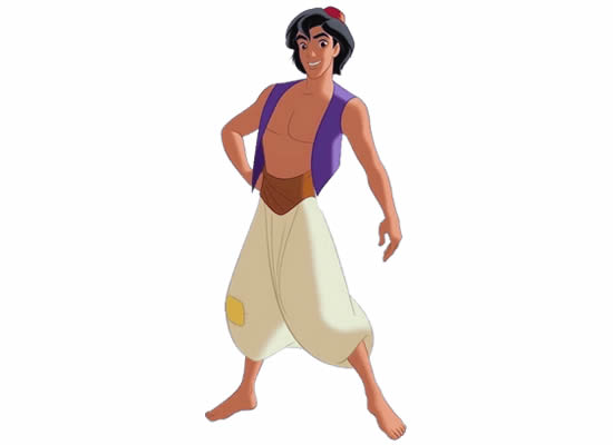 Desenho de Aladdin