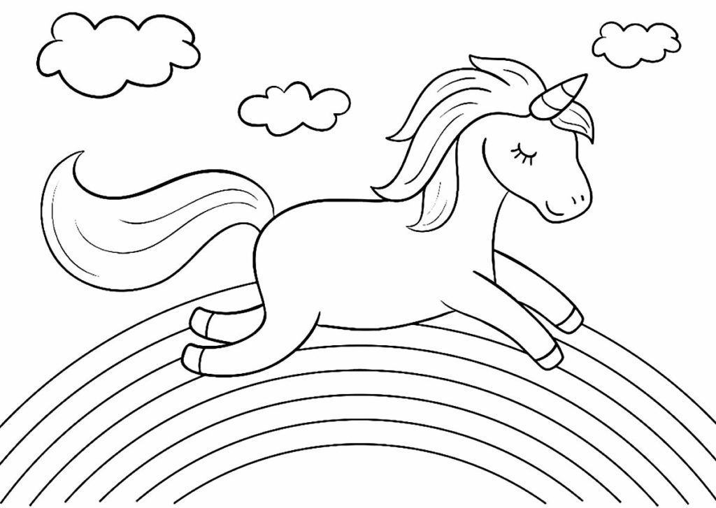 30+ Desenhos de Arco-íris para colorir - Pop Lembrancinhas